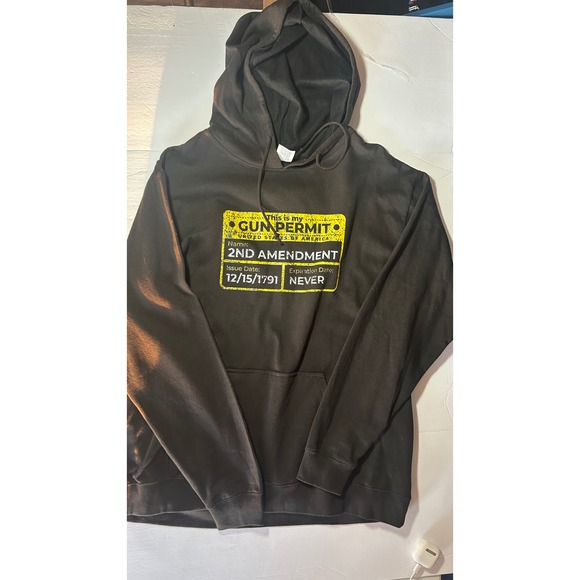 Delta Fleece Other - Delta Fleece Hoodie 2nd Amendment Graphic Black XL